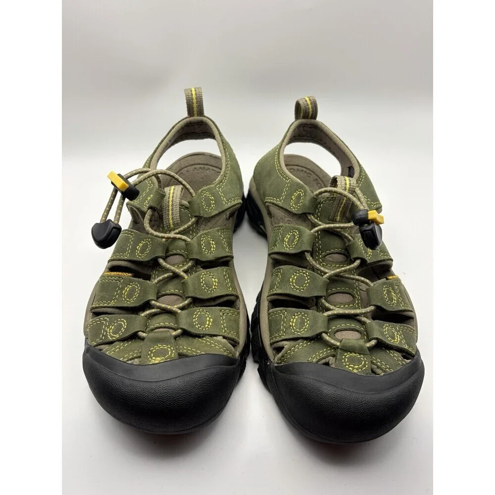 Keen Newport H2 Water Sandals Boys Size 6 Green/Yellow